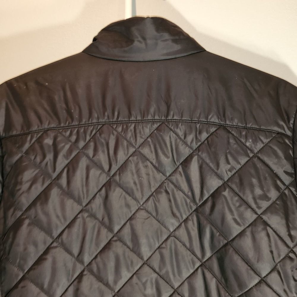 Land's End Women's Primaloft Puffer Jacket Size Medium-Black - Picture 6 of 9